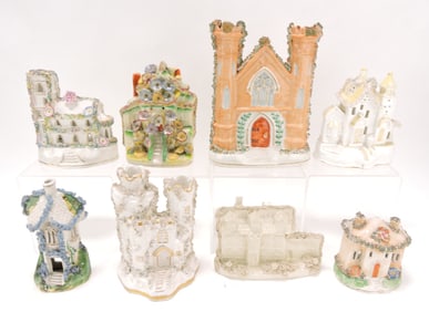 Staffordshire lot of 8 buildings,