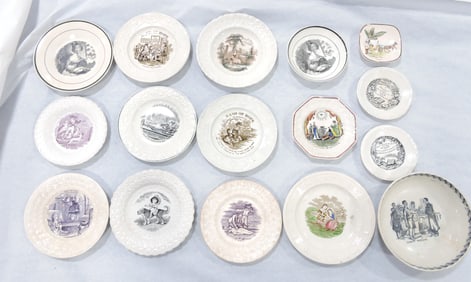 Lot of 16 assorted bowl and plates,