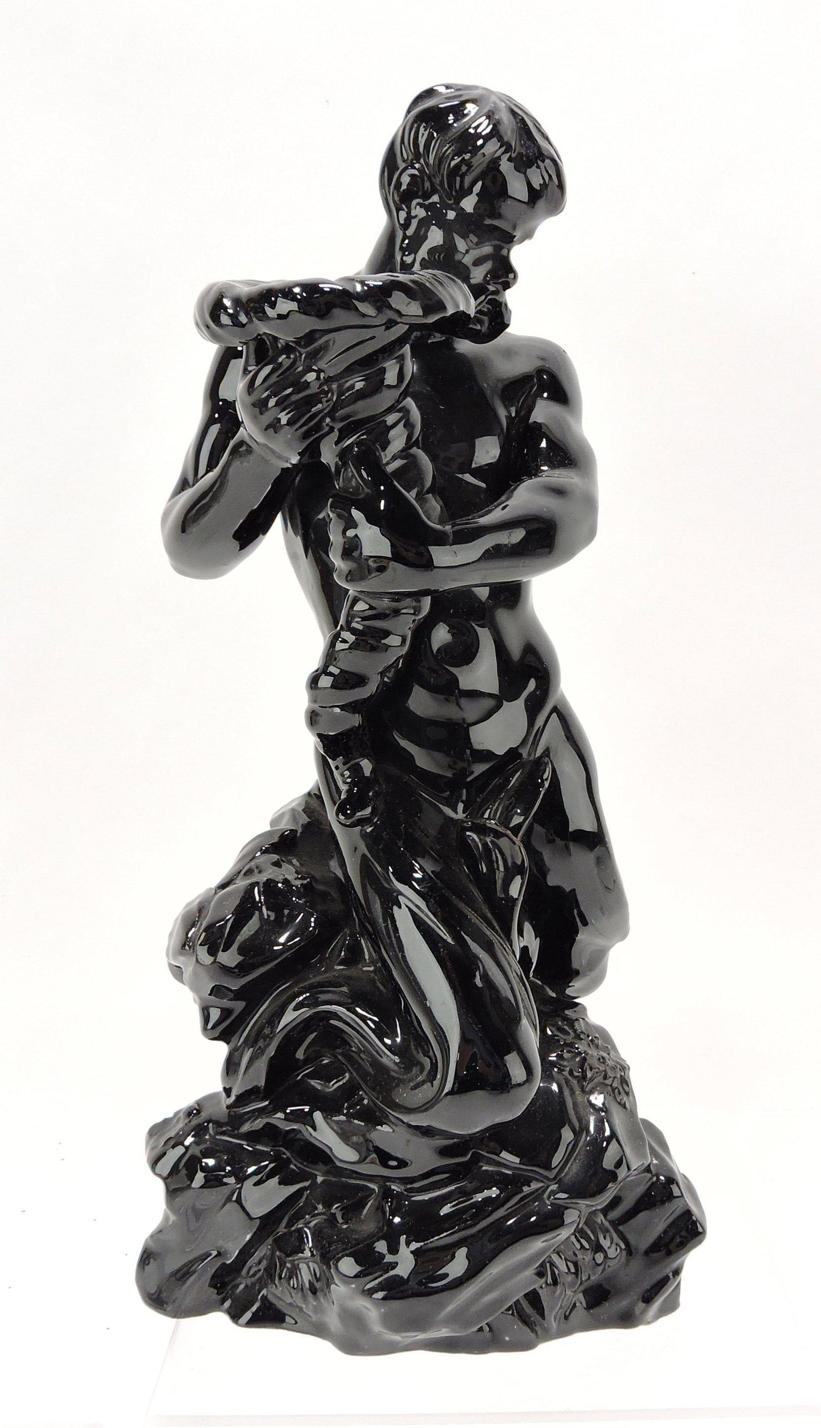 Wood & Caldwell triton candle stick,: 11"