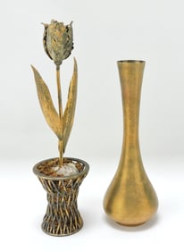 Tiffany & Co sterling silver vase with