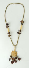 Miriam Haskell signed necklace