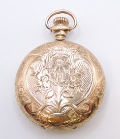 Elgin 14kt yg ladies hunters case