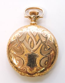 Elgin 14kt yg ladies hunters case
