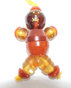 Bakelite figural pendant