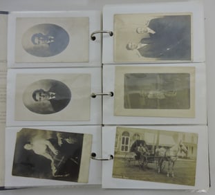 Postcard album of 275+/- cards