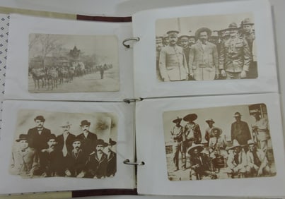 Postcard album of 250 assorted postcards