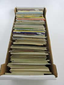 Box of assorted postcards