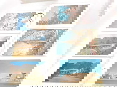 Lot of 300 +/- postcards, foreign,