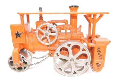 Hubley Huber cast iron road roller,