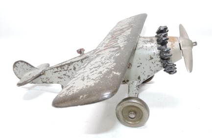 Hubley cast iron Lindy airplane,