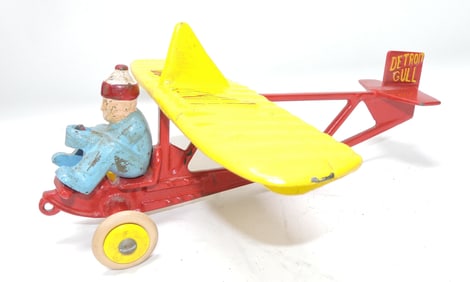 Hubley cast iron Lindy Glider,