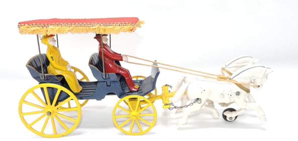 Kenton cast iron horse drawn surrey