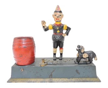 Hubley cast iron 'Trick Dog' mechanical