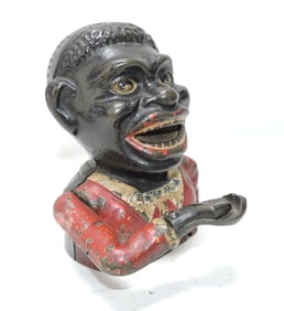 Cast iron 'Jolly' mechanical bank,