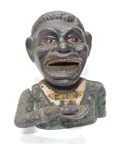 Cast iron 'Jolly' mechanical bank,