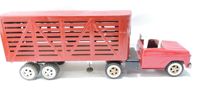 Tonka pressed steel semi truck with