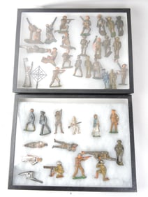 Lot of lead/metal soldiers, 38 pcs