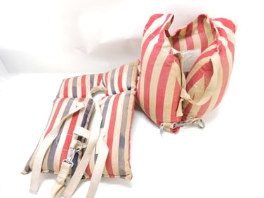 Lot of 2 vintage child's life jackets