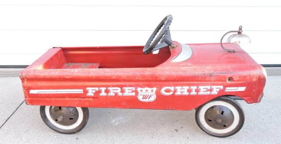 WF Fire Chief pedal car, 34"