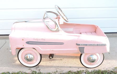 Pretty in Pink' Cadillac pedal car,