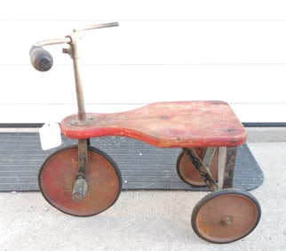 Wood/metal pedal tricycle