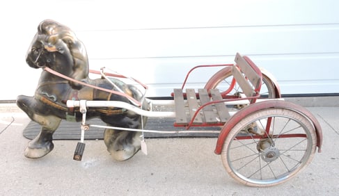 Mobo horse pedal cart, 38"