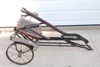 Folding child's cart