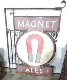Magnet Ales porcelain two sided