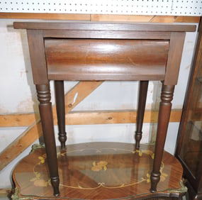 Single drawer bedside table, 29"