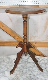 Candle stand with deer head legs,