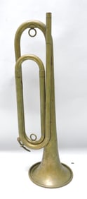 Slingerland brass bugle, 16",