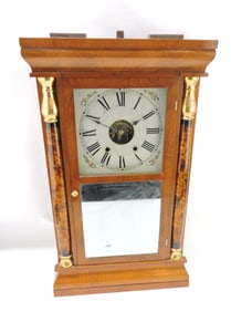 Seth Thomas weight clock, 25"x15"