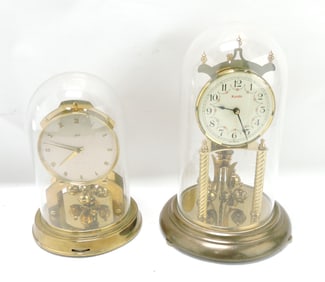 Lot of 2 anniversary clocks, one