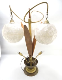 Danish MCM table lamp with three