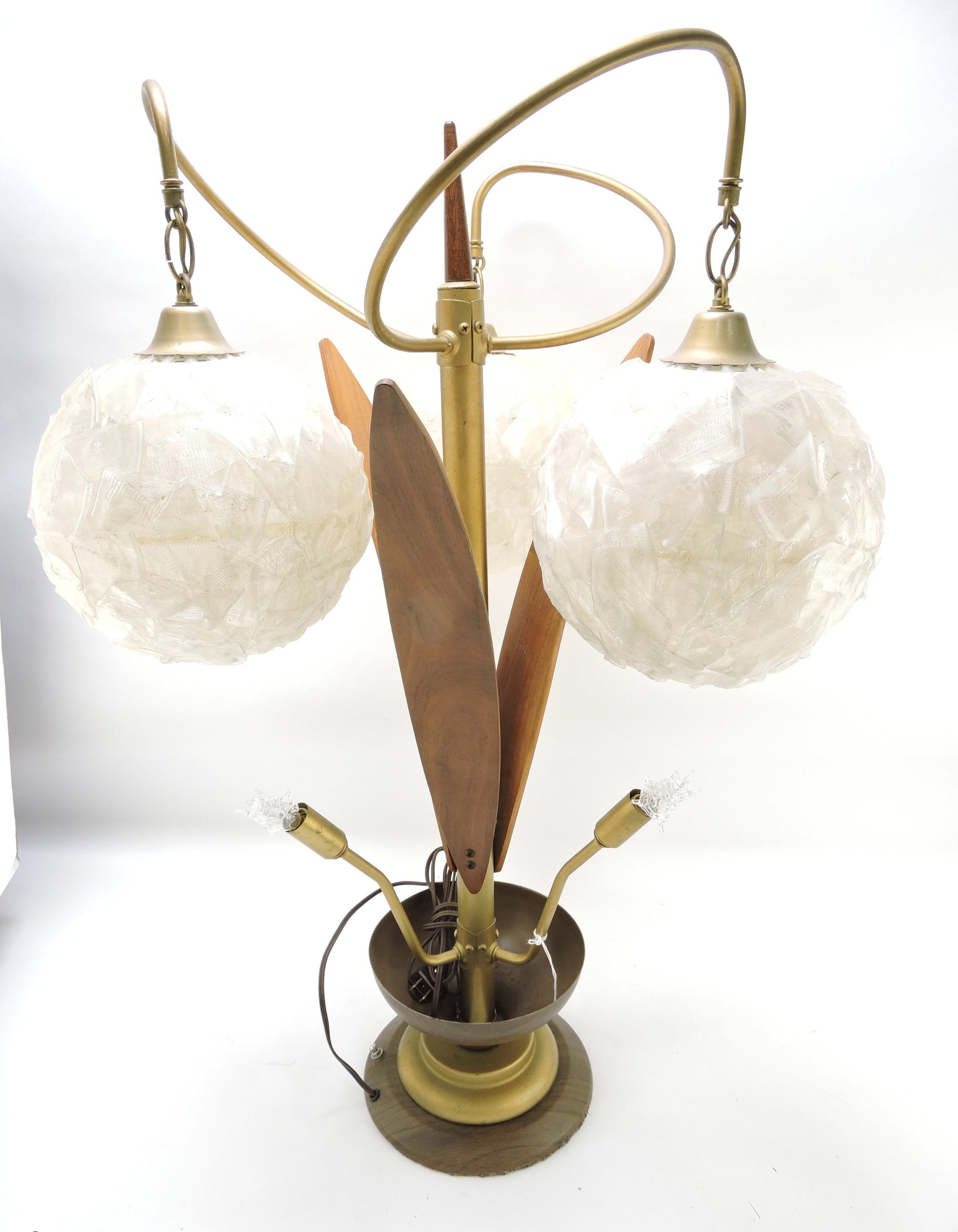 Danish MCM table lamp with three (1 of 1)