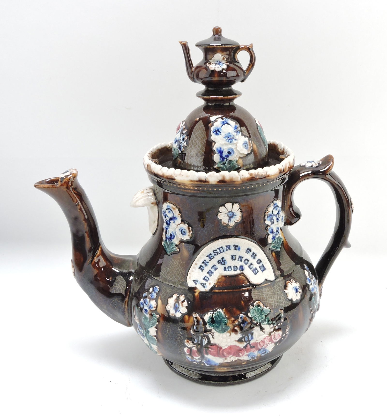Bargeware large coffee pot, (1 of 2)