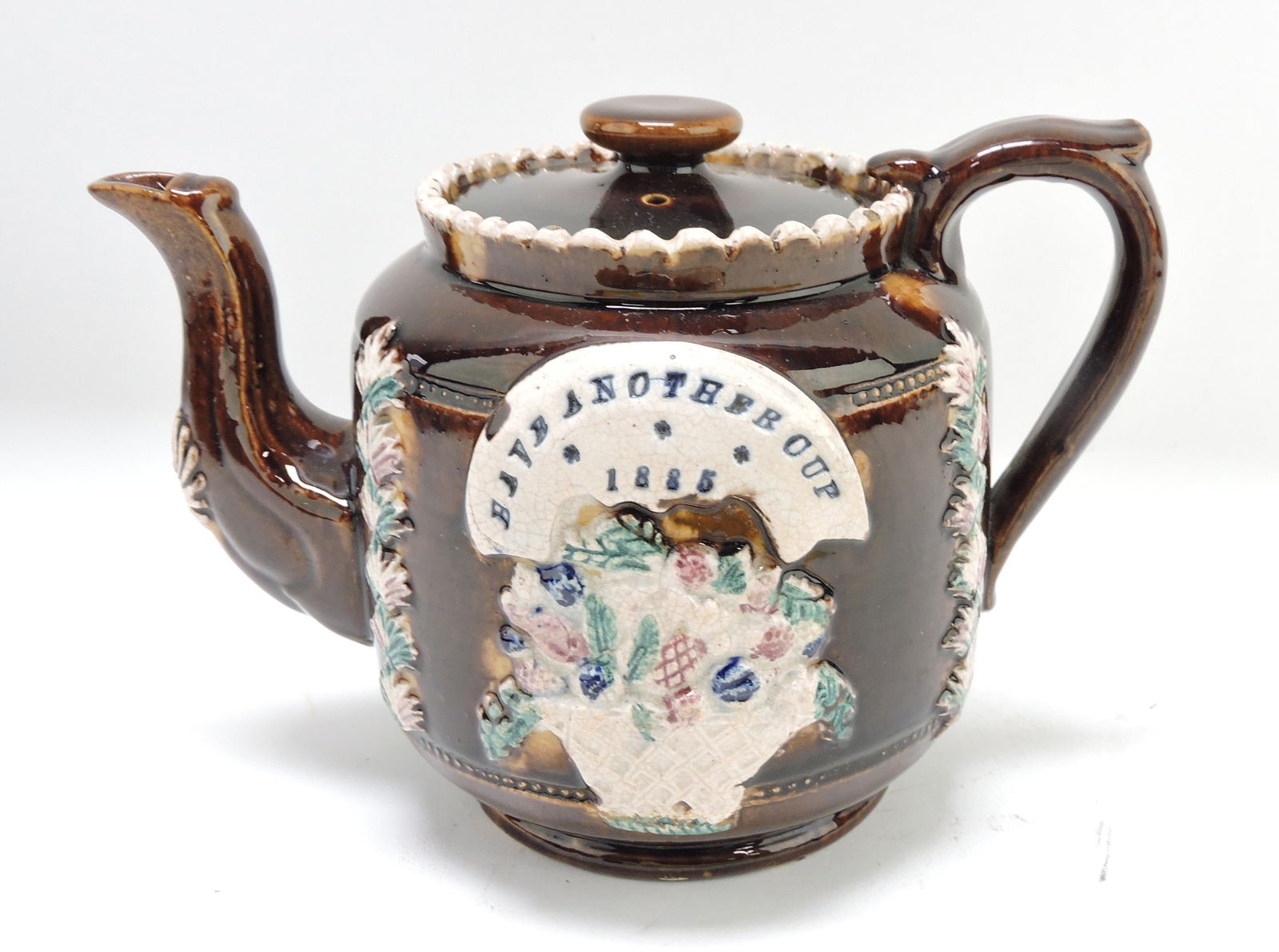 Bargeware teapot 'Have Another Cup, (1 of 2)