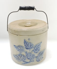 Blue & white salt glaze stoneware
