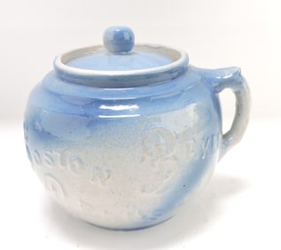 Blue & white salt glaze stoneware