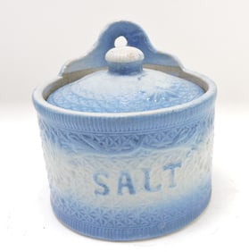 Blue & white salt glaze stoneware