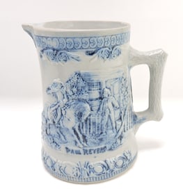 Blue & white salt glaze stoneware