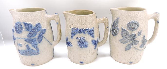 Blue & white salt glaze stoneware
