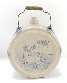 Blue & white salt glaze stoneware