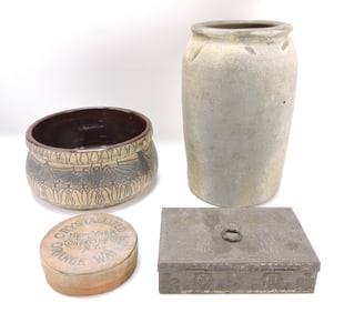Western Stoneware bowl, crock jar,