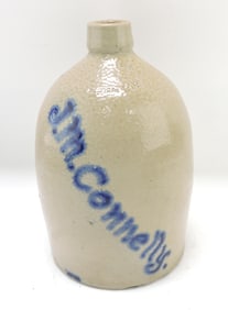 Stoneware crock jug 'J.M. Connelly',