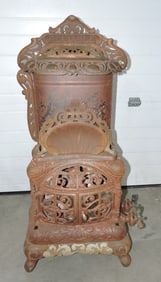 Reliable #538 cast iron gas parlor