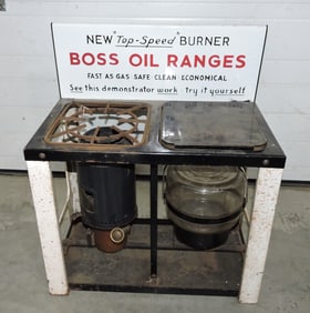 Boss Oil Ranges store display,