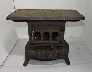 C. Royal 1893 cast iron stove,