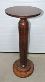 Oak fern pedestal, 36"