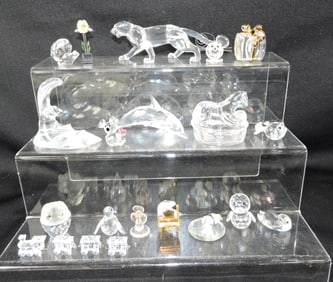 Swarovski lot of assorted crystal